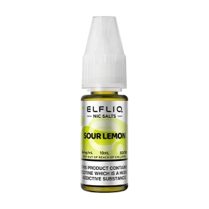 Sour Lemon Elfliq Nic Salt by Elfbar - 10ml