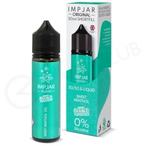 Sweet Menthol Shortfill E-Liquid by Imp Jar 50ml