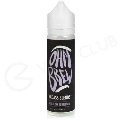 Blueberry Bubblegum Shortfill E-liquid by Ohm Brew Badass Blends 50ml