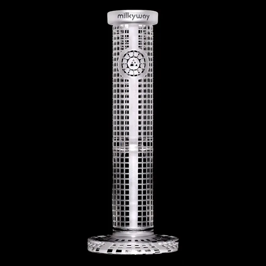 Milkyway Glass 12" Squared Straight Tube Bong - Image 2