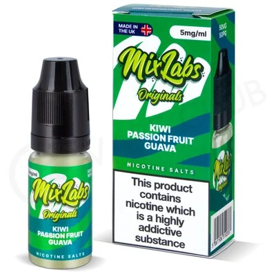 Kiwi Passionfruit Guava Nic Salt E-Liquid by Mix Labs - Image 2