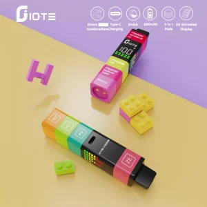 IQTE 2400 Puffs Building Blocks 3D Animated Bulk Buy Rechargeable Disposable Vapes Wholesale