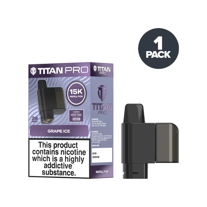 Grape Ice Titan Pro 15K Refill Pack