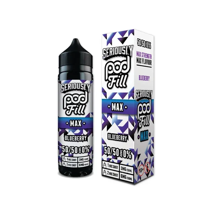 Blueberry Shortfill E-Liquid by Doozy Podfill Max