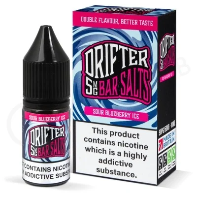 Sour Blueberry Ice Nic Salt E-Liquid by Drifter Bar Salts