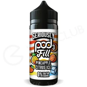 Pineapple Citrus Ice Shortfill E-Liquid by Seriously Pod Fill 3 100ml