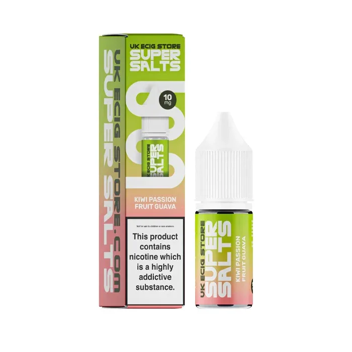 Kiwi Passion Fruit Guava Nic Salt E-Liquid by Super Salts