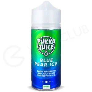Blue Pear Ice Shortfill E-Liquid by Pukka Juice 100ml