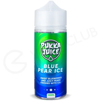 Blue Pear Ice Shortfill E-Liquid by Pukka Juice 100ml