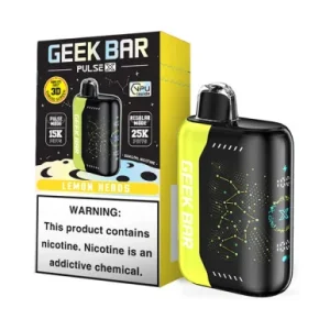 GEEK BAR PULSE X 5% NIC 25,000 PUFFS VAPE (LEMON HEADS)