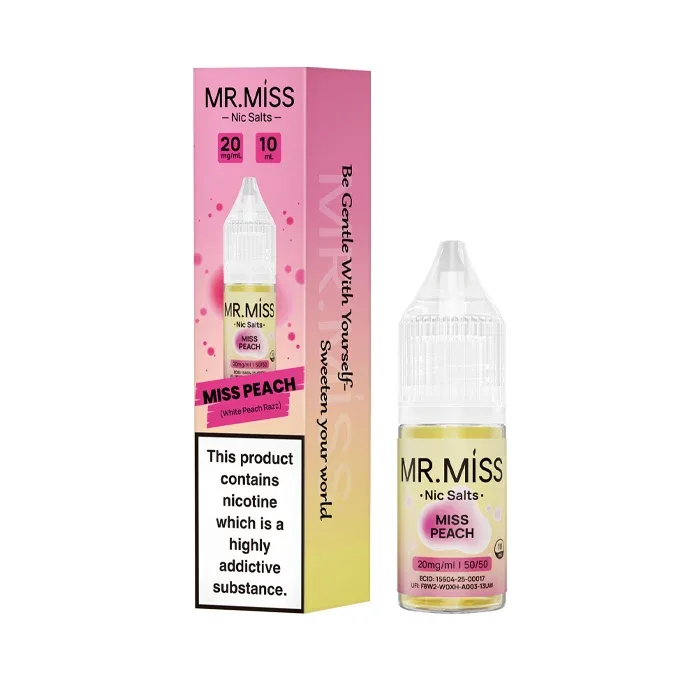Miss Peach Nic Salt by Mr. Miss