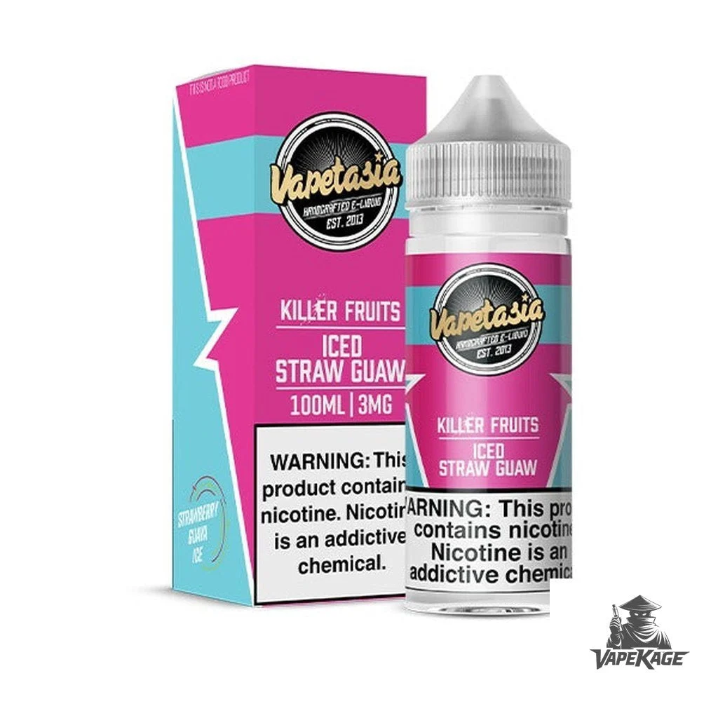 Iced Straw Guaw Killer Fruits — Vapetasia 100mL Freebase