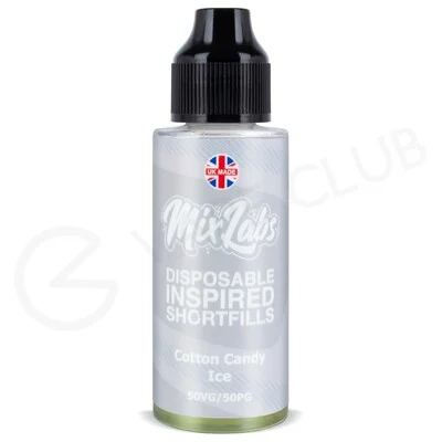 Cotton Candy Ice Shortfill E-Liquid by Mix Labs 100ml