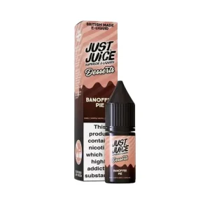 Banoffee Pie Nic Salt E-Liquid by Just Juice Desserts