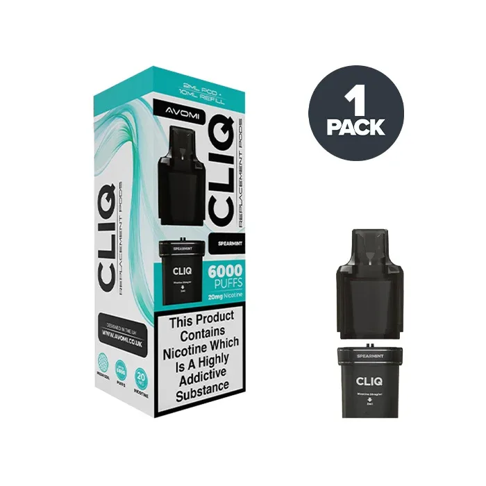 Spearmint Avomi Cliq 6000 Prefilled Pods