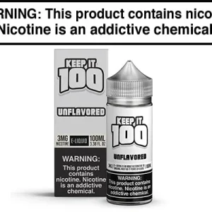 UNFLAVORED BY KEEP IT 100 100ML