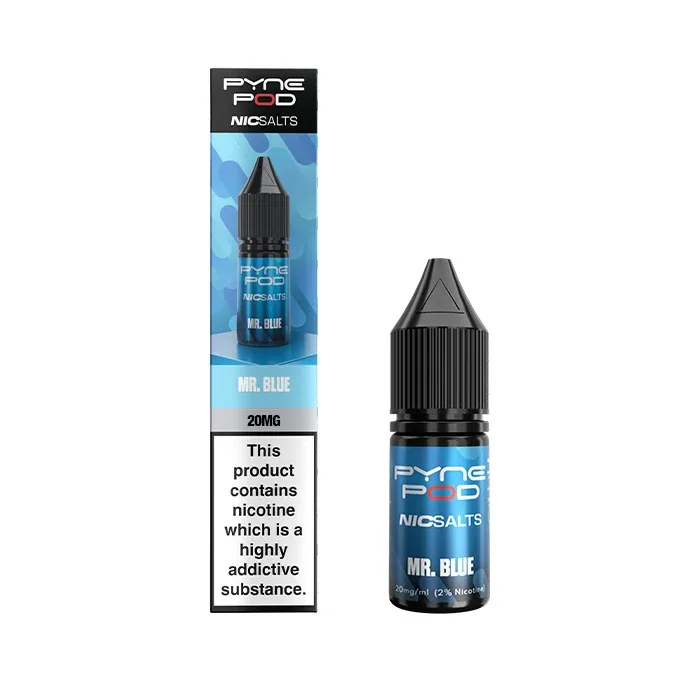 Mr Blue Nic Salt E-Liquid by Pyne Pod