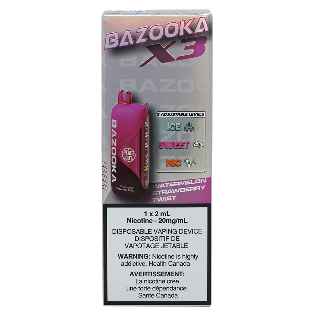 Bazooka X3 Watermelon Strawberry Twist 2ml 20mg