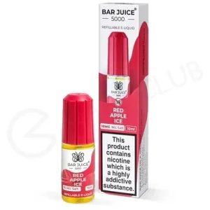 Red Apple Ice Nic Salt E-Liquid by Bar Juice 5000