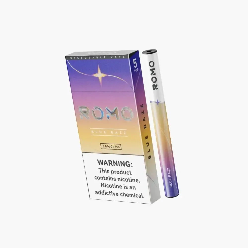 Romo Cigalike 200 Puffs Disposable Vape 5PK - Cigarette-Style, 5% Salt Nic