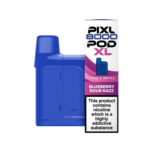 Blueberry Sour Razz Pixl 8000 Refill Pack