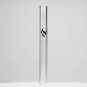 HIT Glass 4.25" Clear Glass Tube Straight Pipe