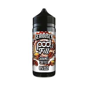 Caramel Coffee 100ml Shortfill by Seriously Pod Fill x2