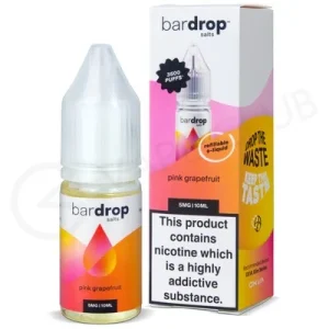 Pink Grapefruit Nic Salt E-Liquid by Bar Drop Salts