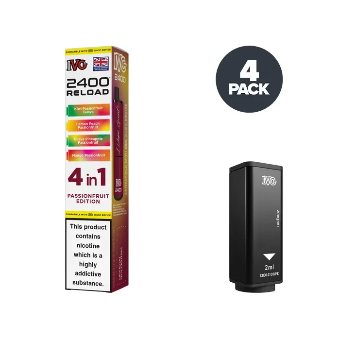 Passionfruit Edition IVG 2400 Reload 4 in 1 Prefilled Pods