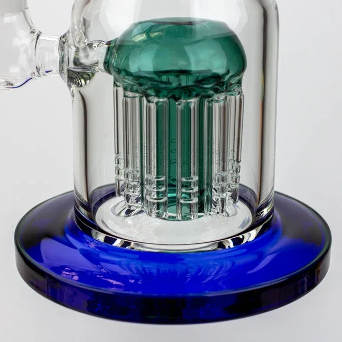 Infyniti Glass 11" Double Percolator Glass Bubbler Bong - Image 2