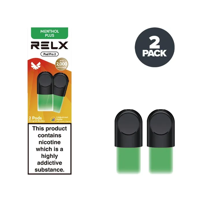 Menthol Plus RELX Pod Pro 2 Prefilled Pods