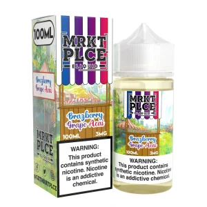 Brazberry Grape Acai - MRKT PLCE 100ml | Online Vape Shop
