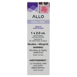 Allo Ultra 500 Grape Ice 2ml 20mg