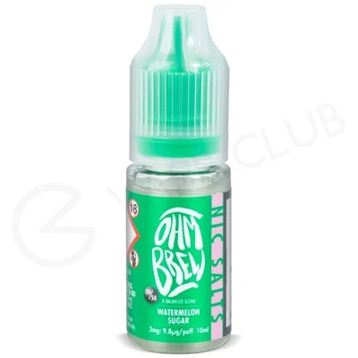 Watermelon Sugar E-Liquid by Ohm Brew 50/50 Nic Salts