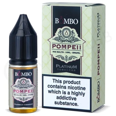 Pompeii Nic Salt E-Liquid by Bombo Platinum Tobaccos