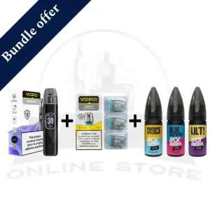 VooPoo Argus G3 Bundle 0% Vape Kit With Pod + 3 Nic Salts