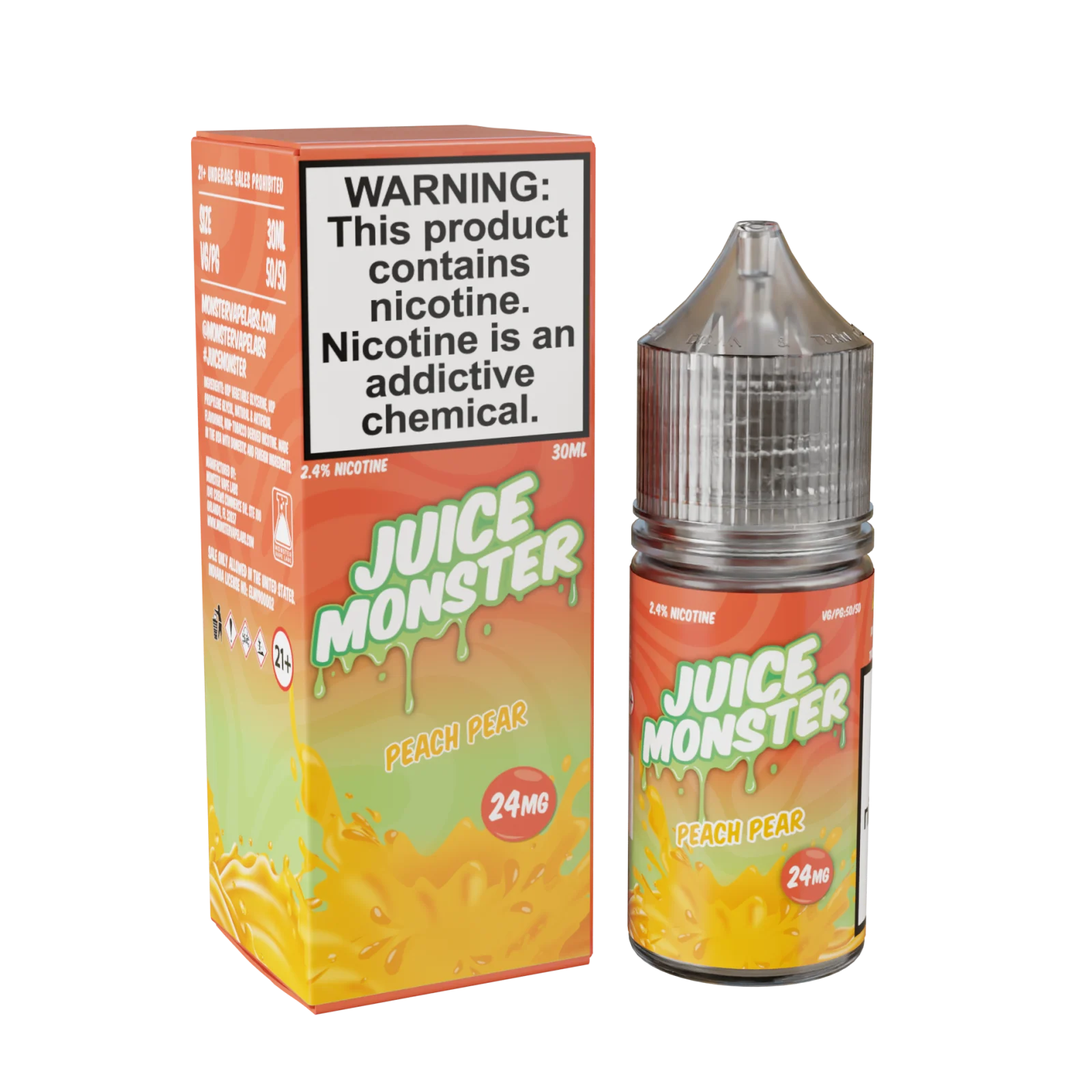 Juice Monster Salt Peach Pear eJuice