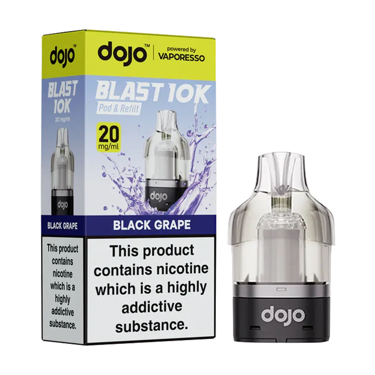 Black Grape Dojo Blast 10K Refill Pack