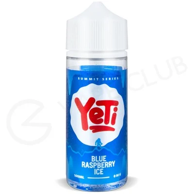 Blue Raspberry Ice Shortfill E-Liquid by Yeti Summit Series 100ml