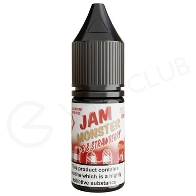 PB & Strawberry Jam Nic Salt E-Liquid by Jam Monster