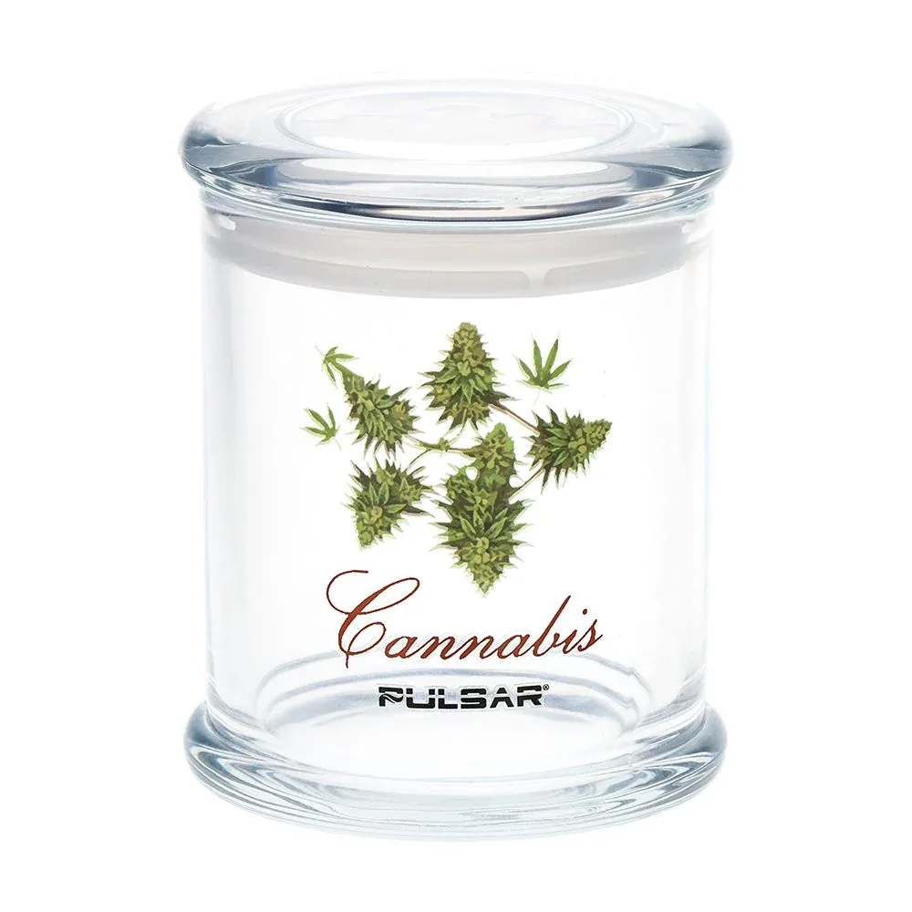 Pulsar Pop Top Glass Jar | Large | 4.5" x 3.9" - Image 2