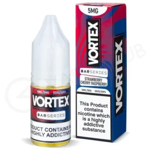 Strawberry Cherry Raspberry Nic Salt E-Liquid by Vortex Bar Series