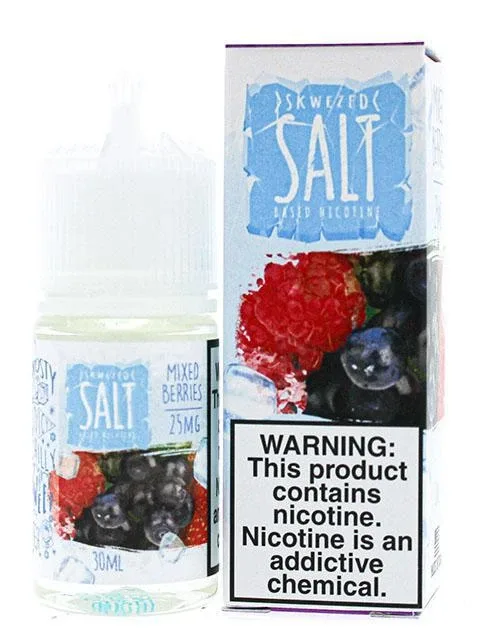 Skwezed Salt - Mixed Berries Iced (Blended Burst Ice) 30ml