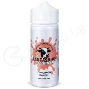 Cinnamon Danish Shortfill E-Liqud by The Lancashire Creamery 100ml