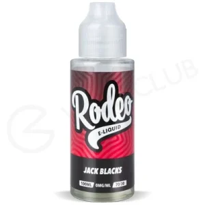 Black Jacks Shortfill E-liquid by Rodeo 100ml