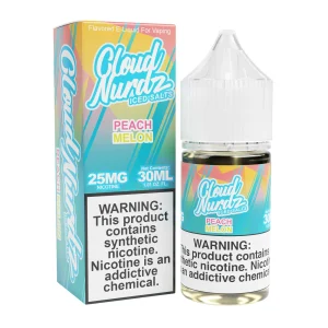 Peach Melon Iced – Cloud Nurdz Salts – 30mL
