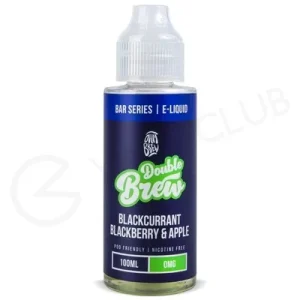 Blackcurrant & Blackberry Apple Shortfill E-Liquid by Double Brew Bar Series 100ml