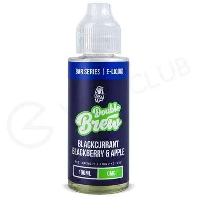 Blackcurrant & Blackberry Apple Shortfill E-Liquid by Double Brew Bar Series 100ml