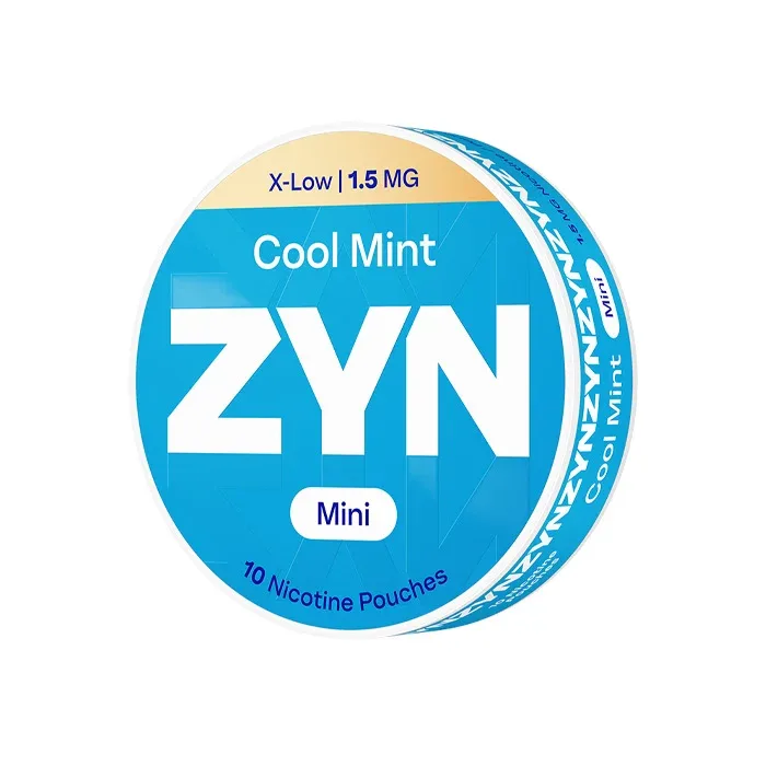 ZYN Cool Mint Mini X-Low Nicotine Pouches (10 Pouch Can)