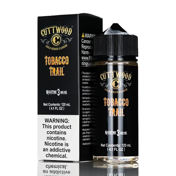 Cuttwood Classic E-Liquid - Tobacco Trail - 120mL